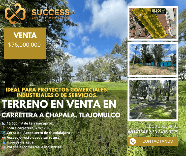terreno en venta carretera a chapala km 175 el zapote tlajomulco de zuniga jalisco pD2fxts